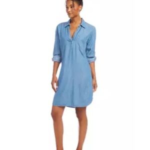 NWT Karen Kane women’s chambray shirt dress size S